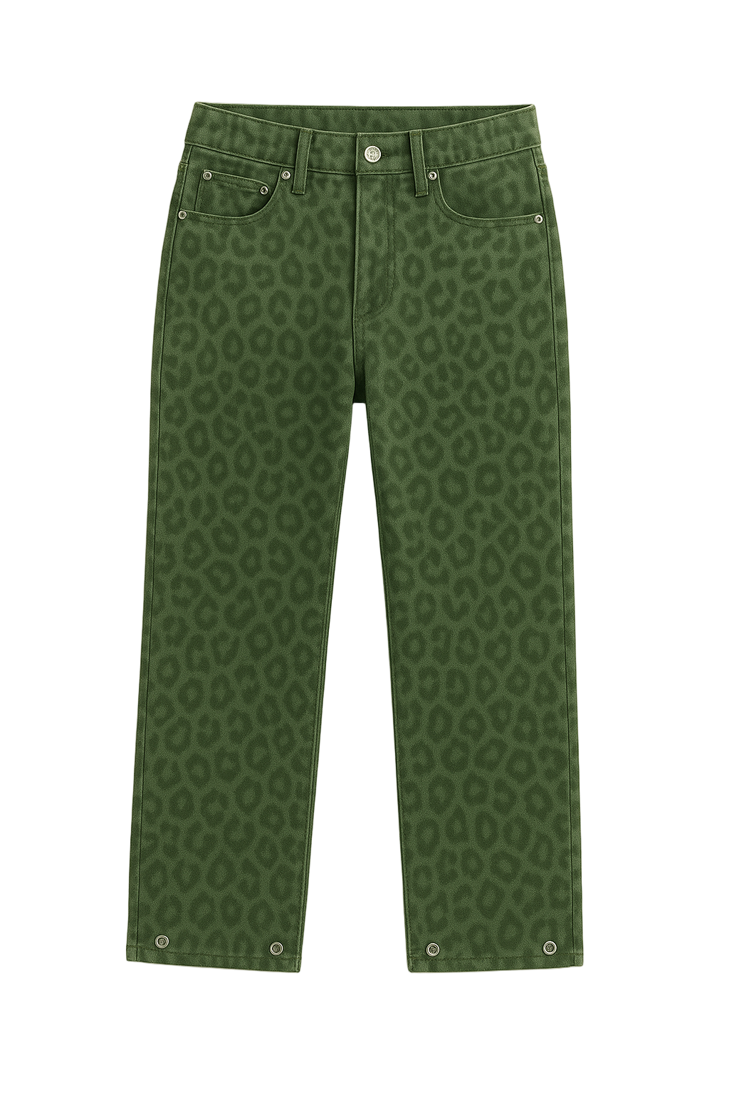 [PRINTED] Multi-Colored Cheetah Jeans